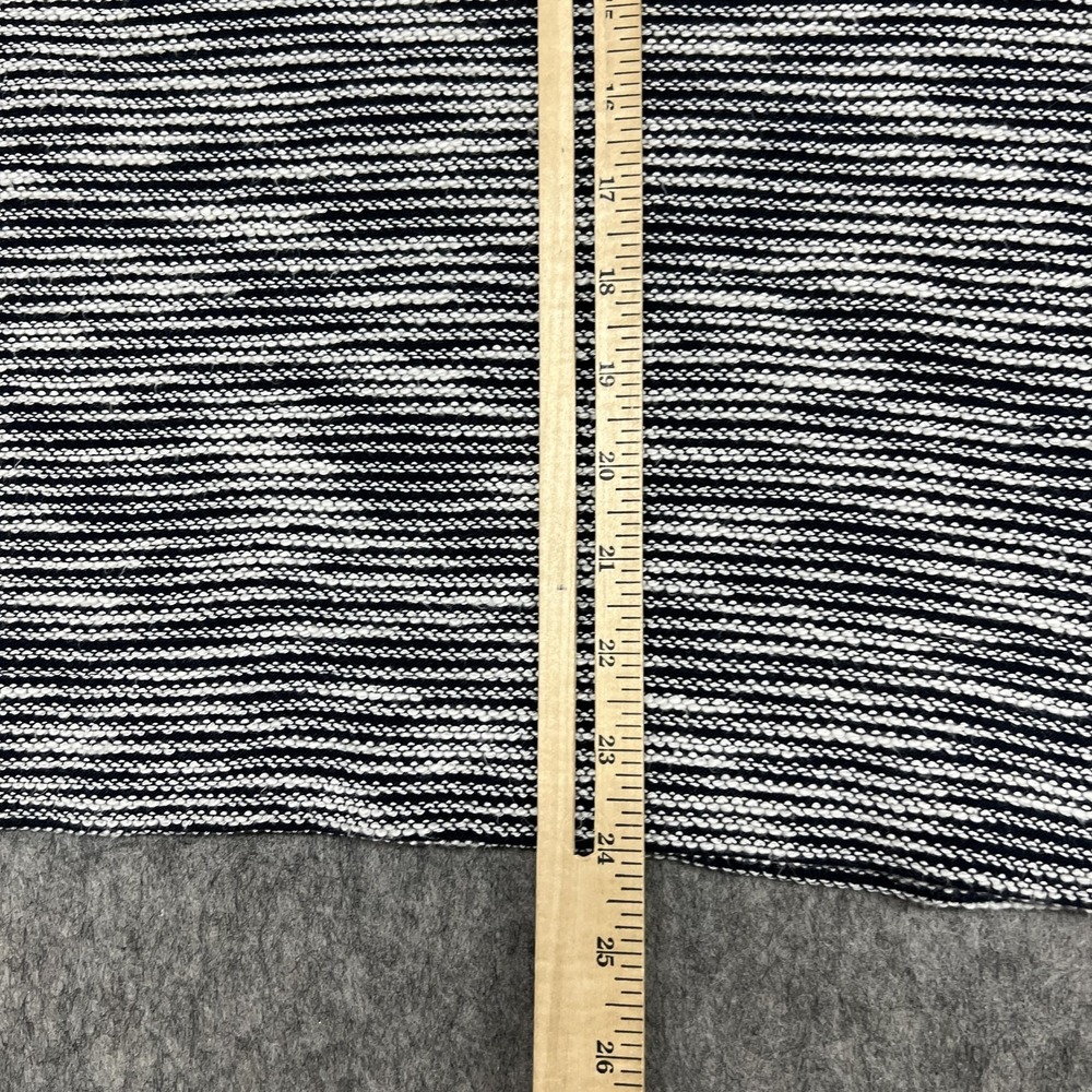 J Jill Sweater Womens Petite Large Blue Stripe Knit Crewneck Pullover Top Preppy - Picture 9 of 15